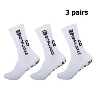 [แพ็ค3คู่] ถุงเท้าฟุตบอล FS สำหรับผู้ชายและผู้หญิง ฝึกอาชีพ …