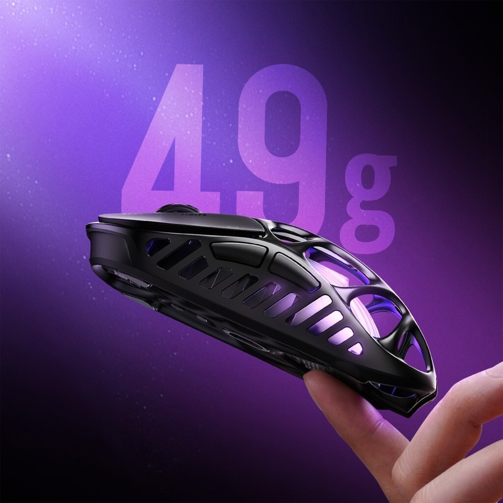 GravaStar Mercury XPro 8KHz Gaming Mouse – UltraLight 49g 32K DPI TriMode RGB ProGrade Performance