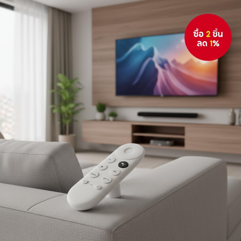 รีโมทบลูทูธสํารอง G9N9N ควบคุมด้วยเสียง สําหรับทีวี Chromecast 4K Snow Media Player สากล