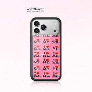 ดอกไม้ป่า I Heart Me เคสโทรศัพท์สําหรับ iPhone 12 13 14 15 16 Pro Max 14 15 16 Plus ซิลิโคน Anti-Falling กันกระแทกปกหลัง WF สําหรับ iPhone 17 Pro Max 17 Air