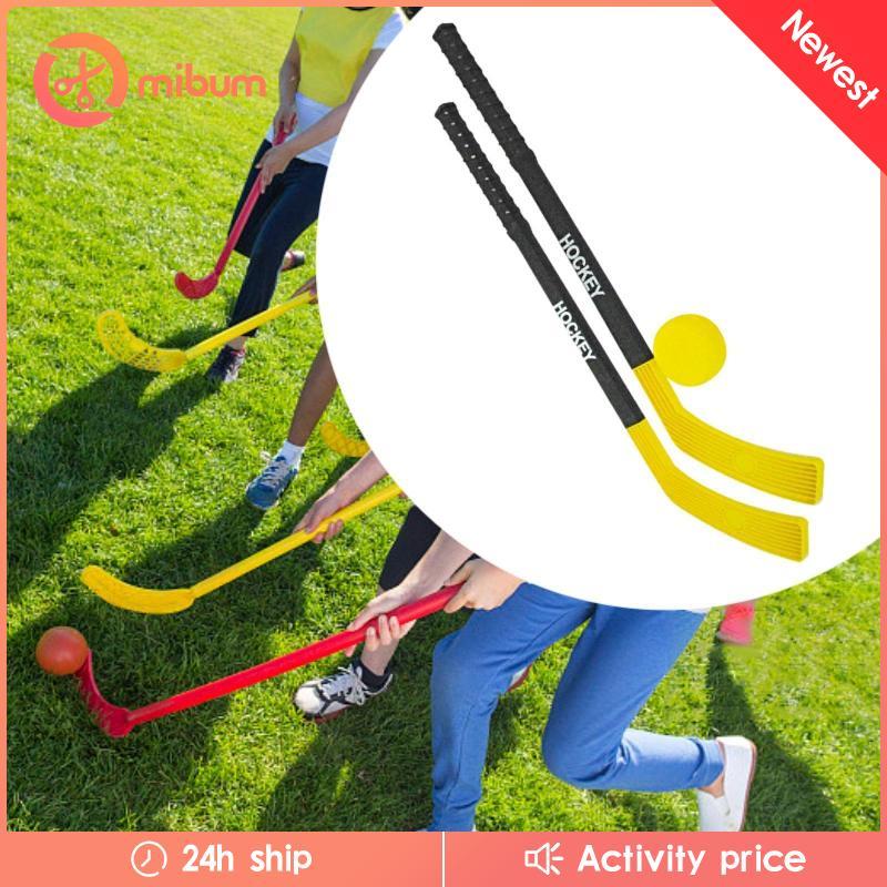 [Mibum] Kids Floor Hockey Stick Set Mini Hockey Starter Kit Playset ของเล่นกลางแจ้งในร่ม