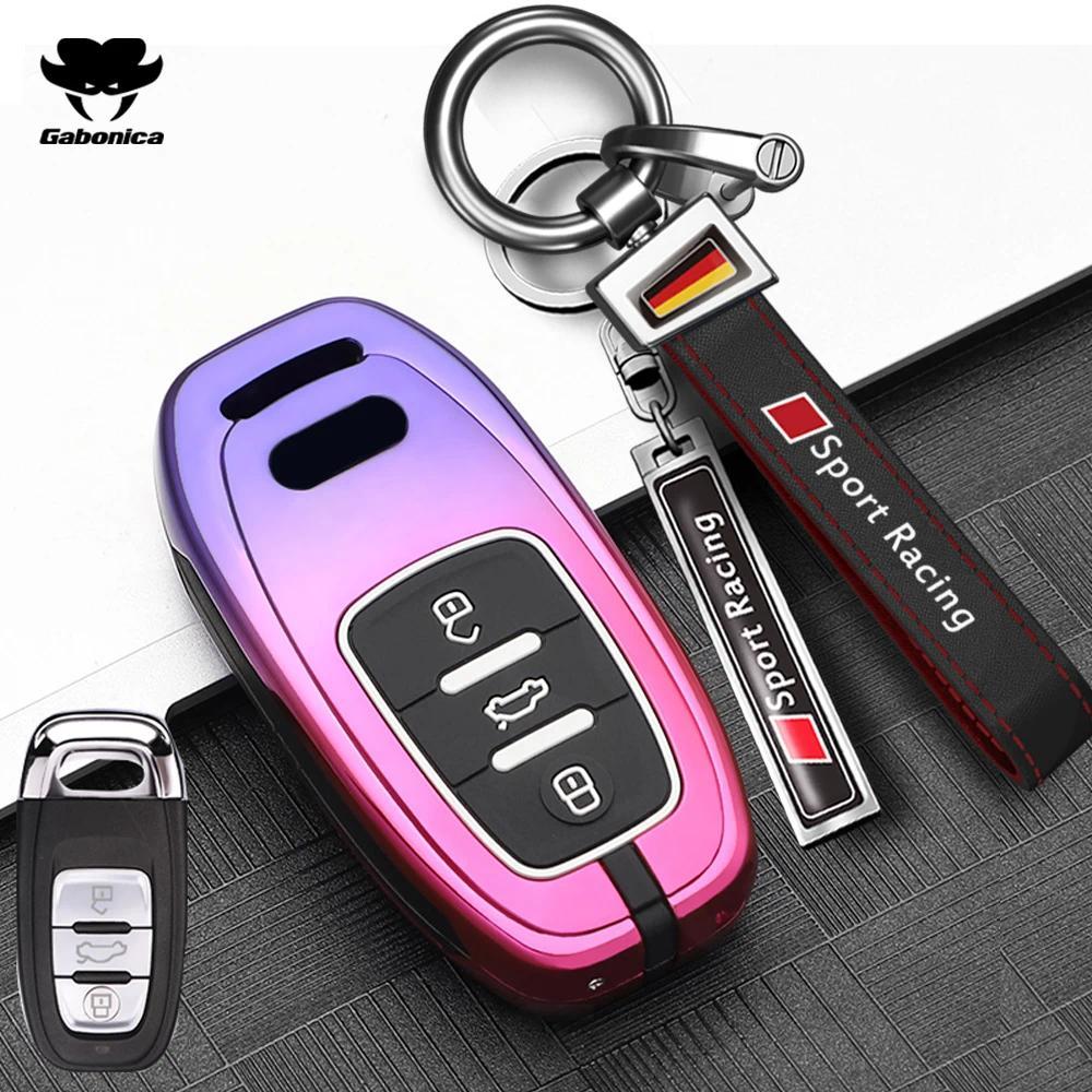 ใหม่รถ Remote Key Case ฝาครอบ Fob สําหรับ Audi Sport Q3 Q5 Q7 S4 S5 S6 S7 S8 R8 TT A1 A3 A4 A5 A6 A7