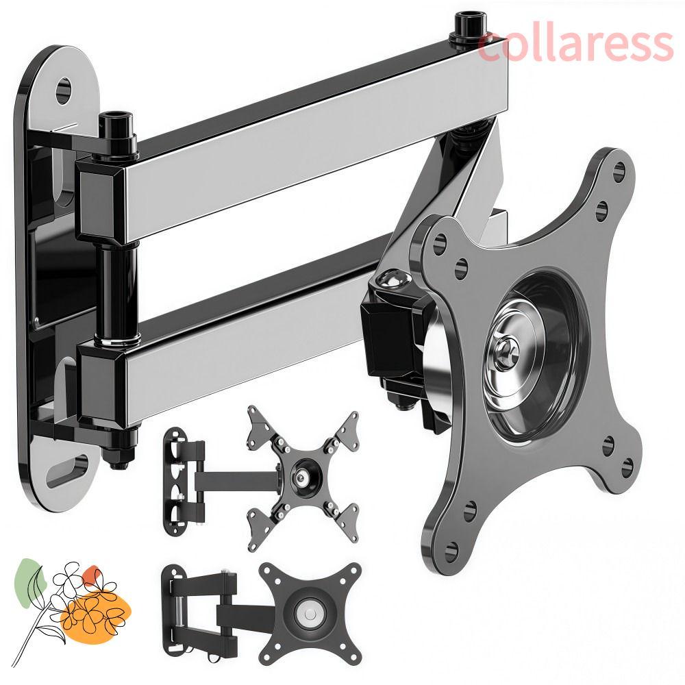 COLLARESS ขายึดคอมพิวเตอร์, ขายึดจอ LCD หมุนได้, ติดผนังอเนกประสงค์ที่ทนทาน 10-37in TV Holder โฮมออฟ