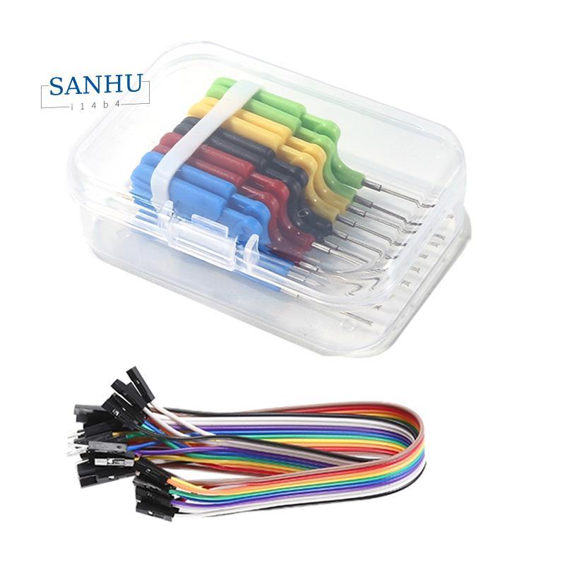 1 ชุดชิป Universal Test Hook Bios Burn-in คลิปบัดกรีฟรี DAD ลวด Sdk08 Double Hook Ic Logic Analyzer 