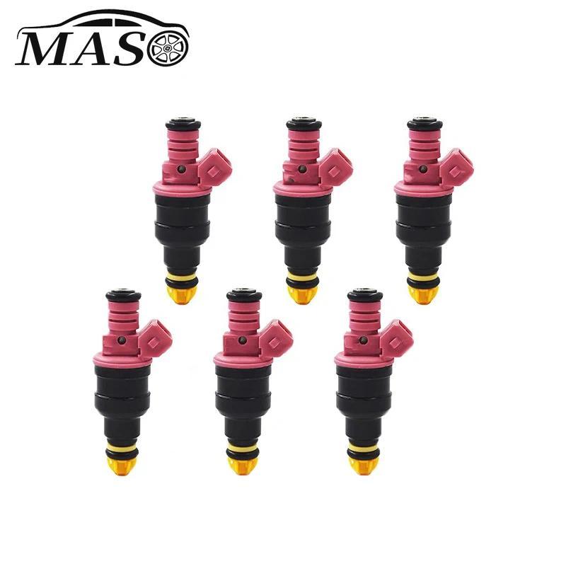6 ชิ้นหัวฉีดน้ํามันเชื้อเพลิงสําหรับ BMW 328i Z3 M3 528i 1996-2000 2.8L 3.2L l6 0280150440 อุปกรณ์ตก