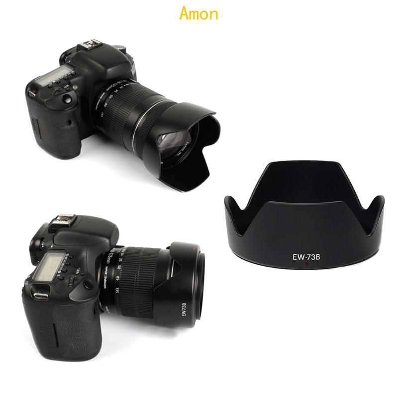Amon EW-73B เลนส์บังแดดสําหรับ EF-S 17-85mm f 4-5 6 IS USM EF-S 18-135mm f 3 5-5 6 IS เลนส์ป้องกัน E
