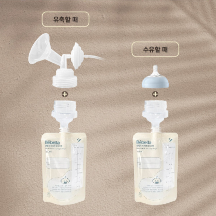 (10 ชิ้น) | ถุงเก็บน้ำนมพร้อมข้อต่อ ปั๊มลงถุงโดยตรง! สำหรับปั๊ม Avent และขวดคอกว้าง 🍼