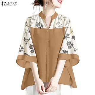 ซานเซียสไตล์เกาหลีสำหรับผู้หญิง มีปุ่มด้านหน้าและเปิดคอด้านบ…