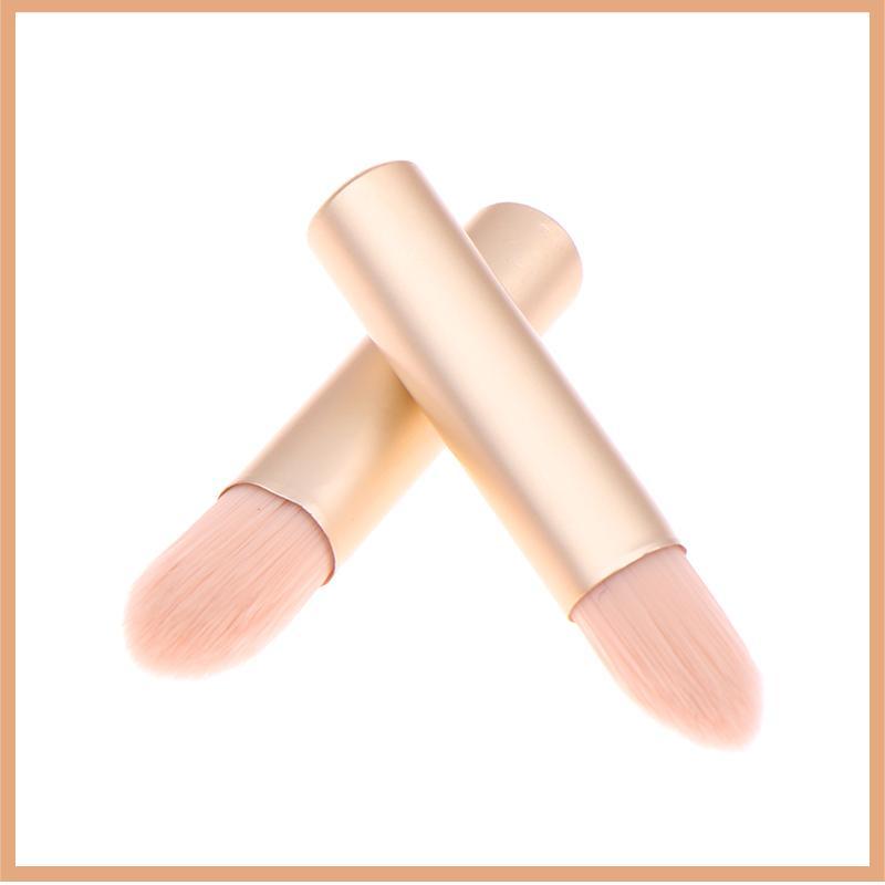 [Further] 5/10 ชิ้น Mini ปลายนิ้วลิปสติกผสมแปรงแต่งหน้า Precision คอนซีลเลอร์ Make Up Brush Domed แป