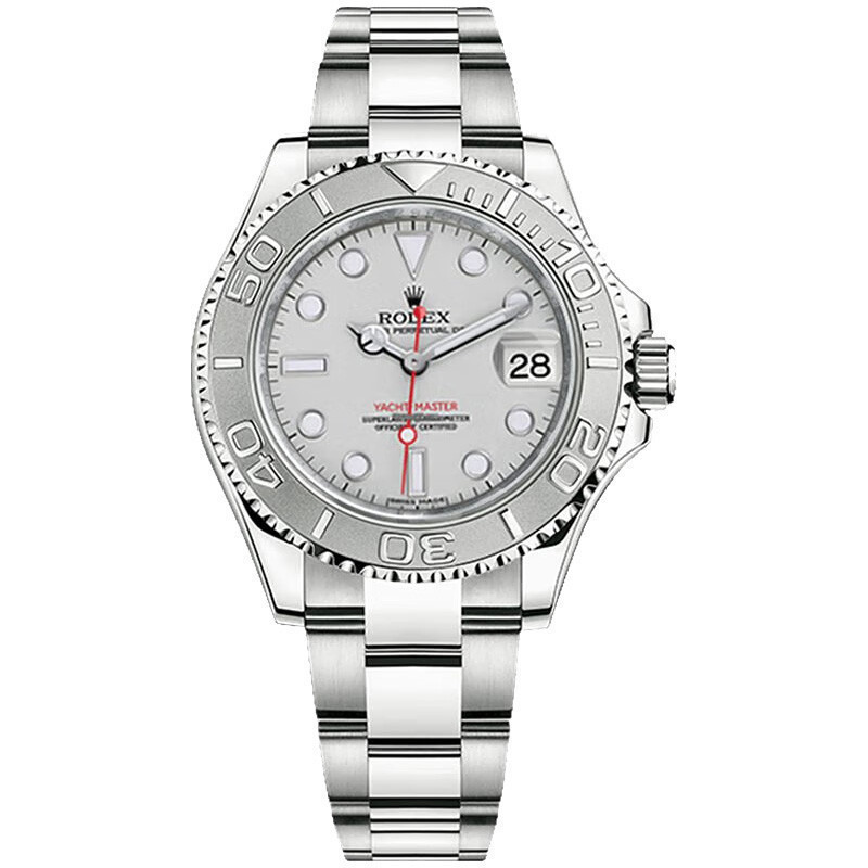 Rolex Rolex Yacht นาฬิกาผู้ชายชื่อดัง หน้าปัดสีเงิน116622นาฬิกากลไกอัตโนมัตินาฬิกาข้อมือผู้ชาย