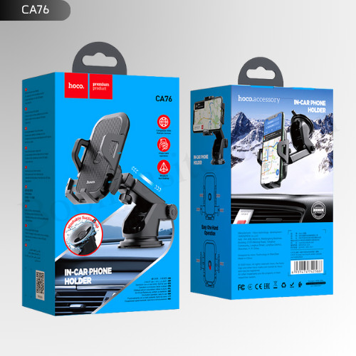 Hoco CA76 ที่จับมือถือในรถดูดกับกระจก