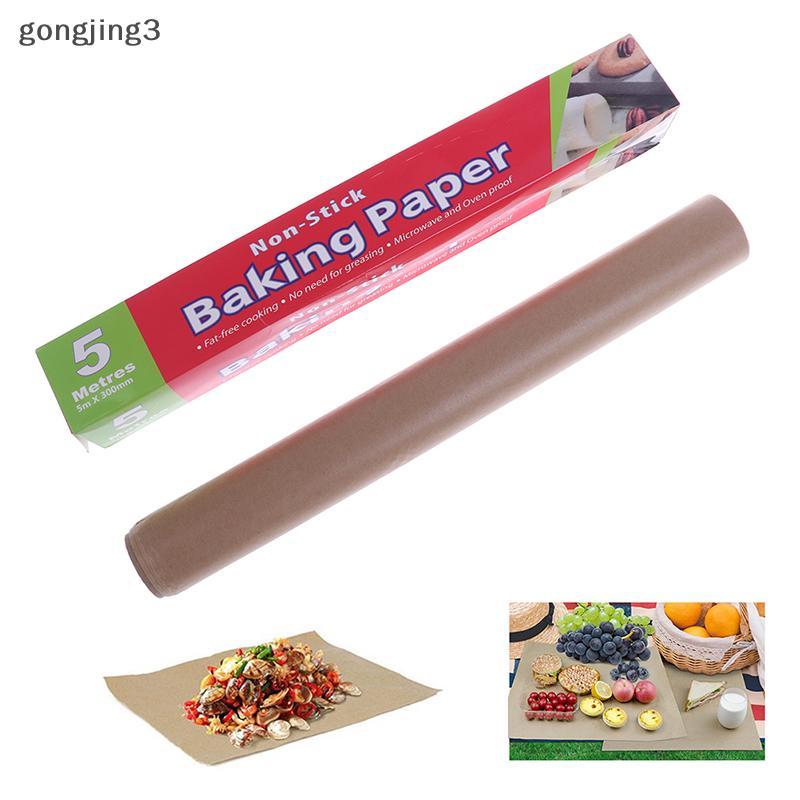 Gongjing3 5M กระดาษรีฟิล Precut Baking Liners สําหรับเบเกอรี่ BBQ Party th