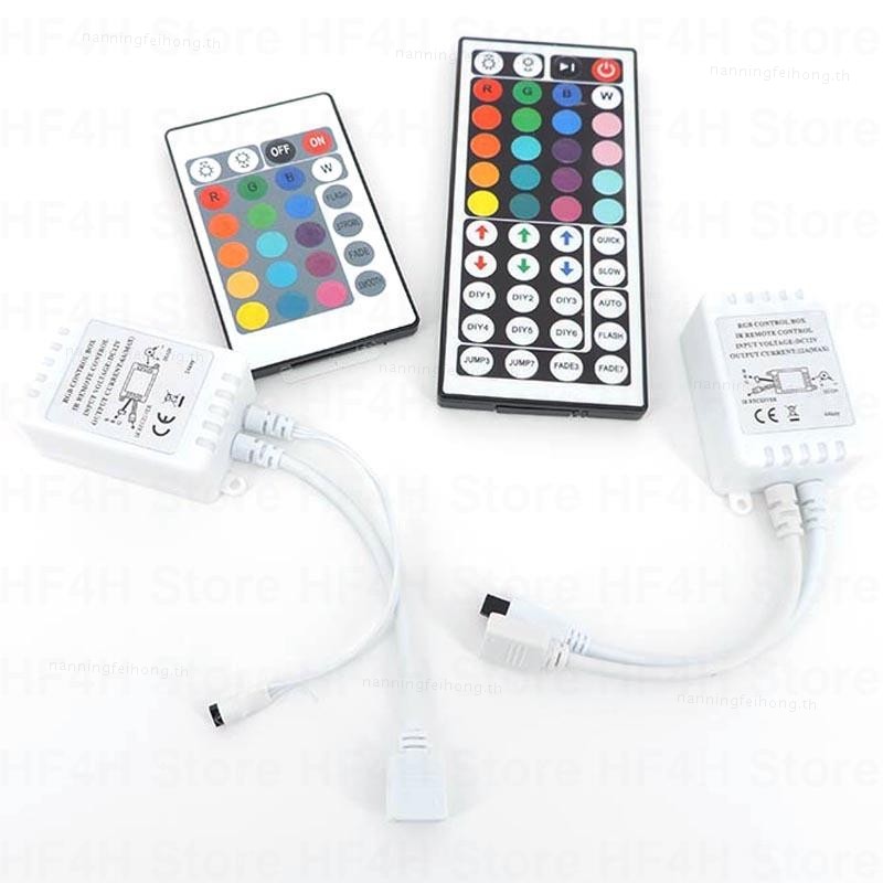 24/44 คีย์ DC 12V RGB LED Strip โคมไฟ IR รีโมทคอนโทรลปรับสําหรับ SMD 3528/5050/5730/5630 Strip แสง T