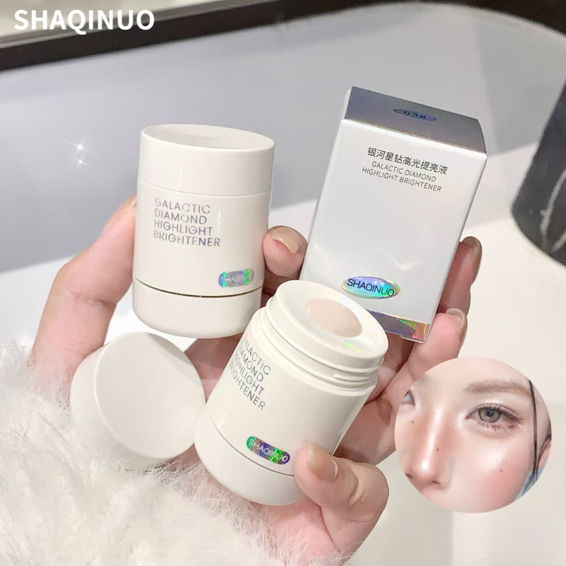 SHAQINUO ไฮไลท์ สว่าง ละเอียด ระยิบระยับ มีประกายมุก ระเบิดธรรมชาติ ติดทนนาน