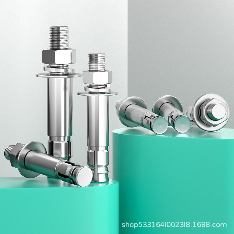 ใหม่สแตนเลส 304 Mechanical Anchor Bolt หลอดเดี่ยว Self-Cutting Anchor Bolt ด้านหลังขยาย Bolt Anchor 