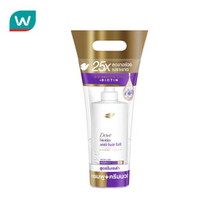Dove โดฟ ไมเซล่า ไบโอติน แอนตี้-แฮร์ ฟอล แชมพู 360 มล.+ คอนด…