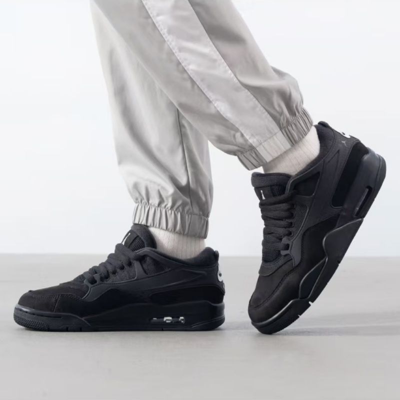 รองเท้าNike Air Jordan 4 แบบย้อนยุค สวมใส่สบาย มาใหม่ในฤดูใบไม้ร่วง FQ7939-004