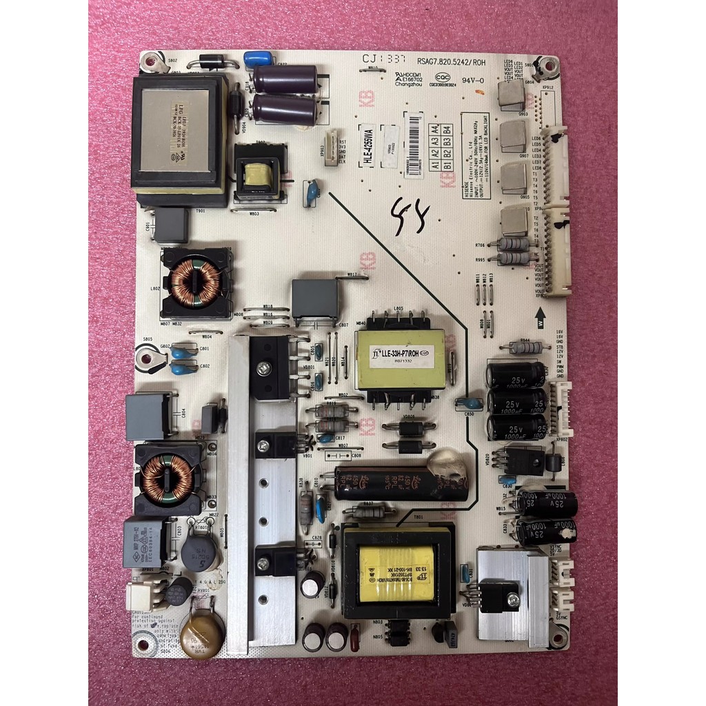 ** ต้นฉบับ Haixin LED55K360X3D 55EC380X3D เมนบอร์ด RSAG7.82/282/การวัด ROH