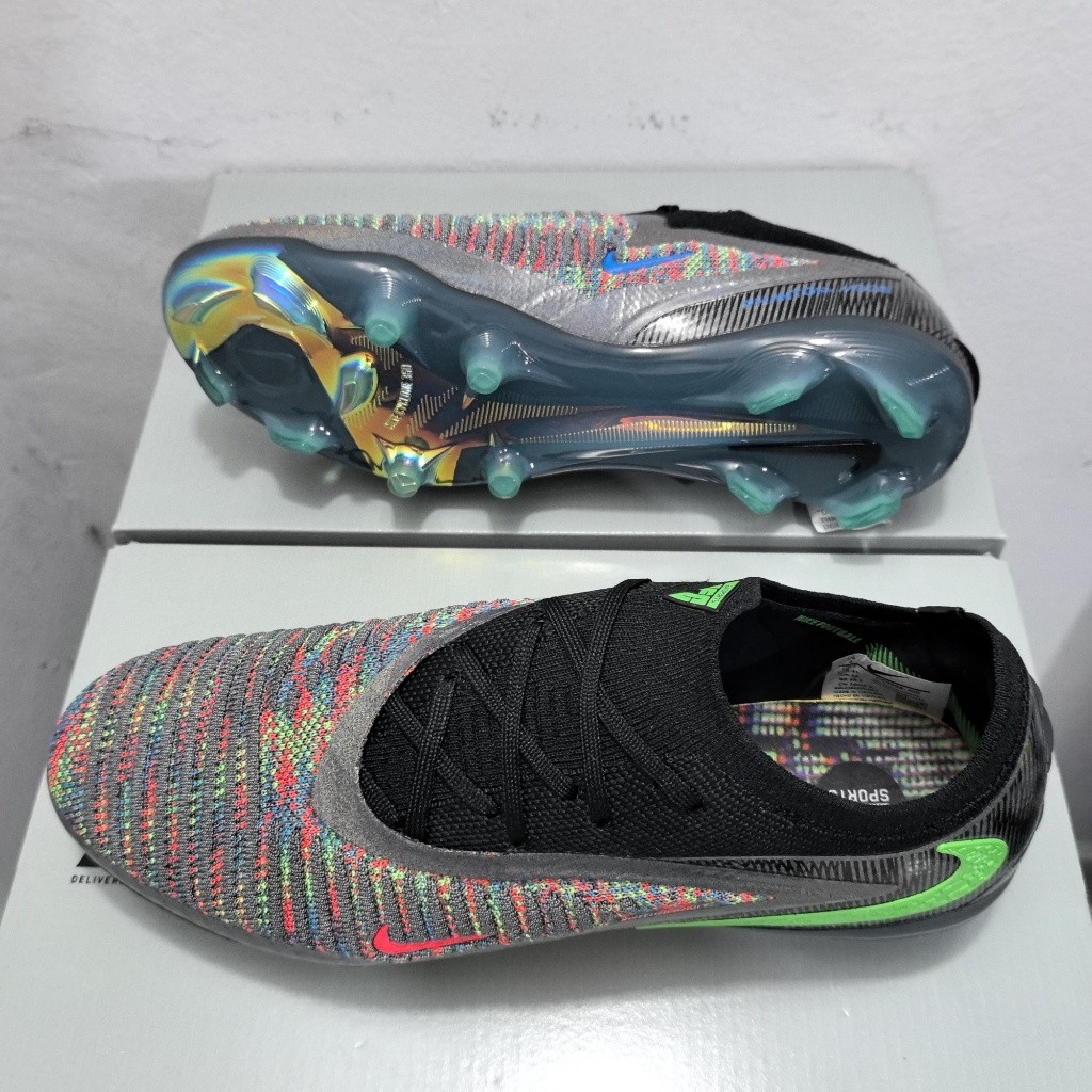 รองเท้าฟุตบอล Phantom GX III Elite Luna FG ขนาด 39-45 สำหรับผู้ชาย ทนทานและป้องกันการลื่นไถล