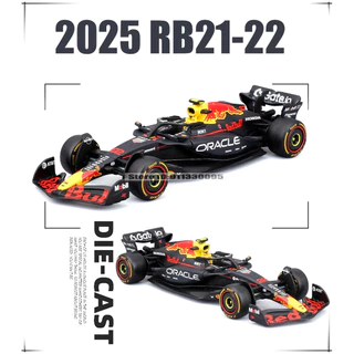 Bburago 1:43 รุ่นใหม่ล่าสุด 2025 F1 Red Bull RB21 #1 Verstappen #22 Yuki Tsunoda Alloy Die Cast Model Toy โมเดลรถสะสม