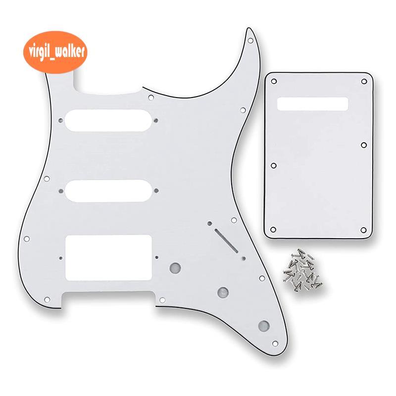 Pickguard Scratch Plate Guitar Back Plate Set สําหรับส่วนกีตาร์ไฟฟ้า