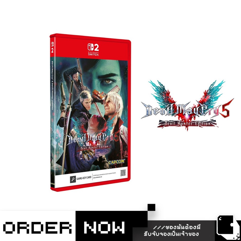 [ส่งด่วน Instant] | Nintendo Switch™ NS2 Devil May Cry 5 [Devil Hunter Edition] Game Key Cart (By ClaSsIC GaME)