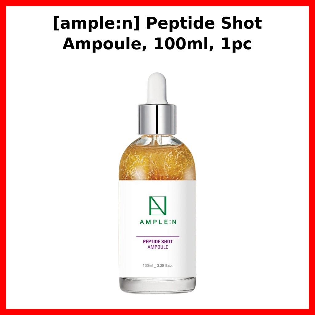 [ample:n] Peptide Shot Ampoule, 100ml, 1pc / Korean Peptide Serum / Elasticity Boost / ของแท้ 100% โ
