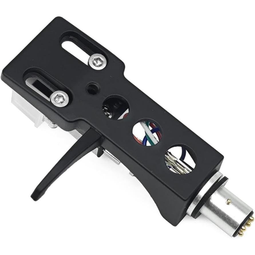 สีดํา Headshell ตลับหมึกแผ่นเสียง Stylus Fit สําหรับ Pioneer PLX-1000 PL-518 PL-530 PL-A35 PLX-500 P