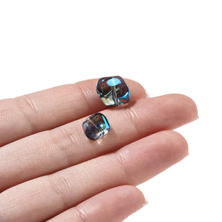 St.kunkka ไม่สม่ําเสมอแก้วคริสตัลลูกปัดหลวม Faceted ลูกปัดสําหรับเครื่องประดับ DIY ทําสร้อยข้อมือสร้อยคอ