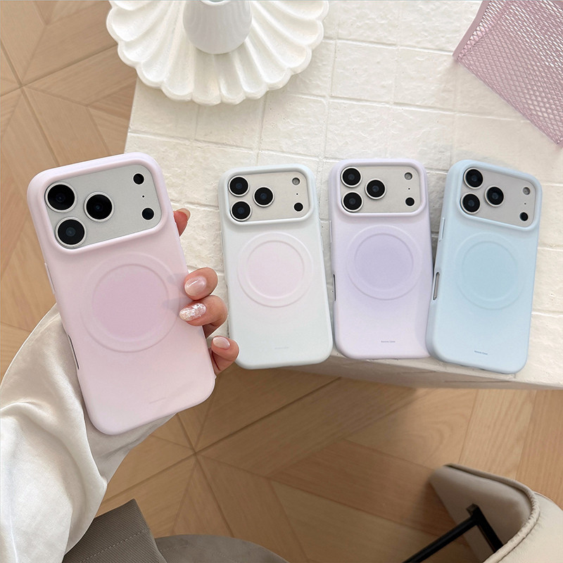 Gradient Blendingฟิล์มSoft Shellแม่เหล็กสําหรับiPhone 17 17Pro 17Promax 16 16Pro 16Promax 15 15Pro 15Promax 14 14Pro 14Promax 13