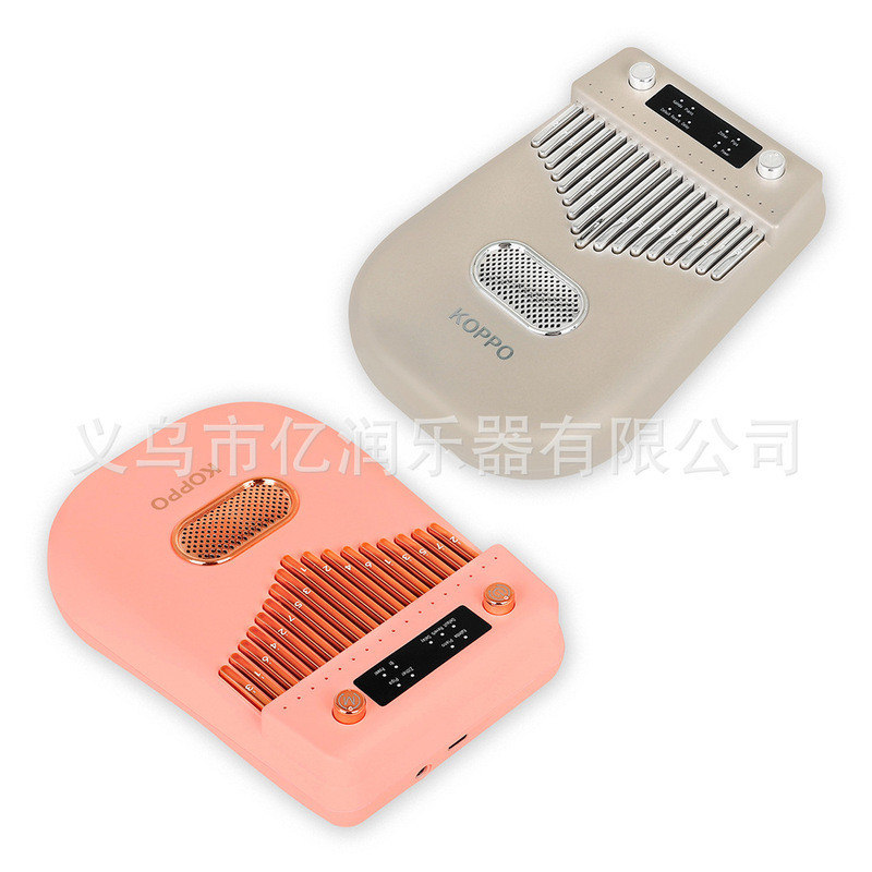 17-Level Tone เปียโนนิ้วหัวแม่มืออิเล็กทรอนิกส์อัจฉริยะ Bluetooth Carlimba Piano Push-Type Keys ง่าย