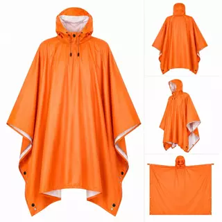 เสื้อกันฝน, เสื้อกันฝนค้างคาว 3 in 1, เดินป่าแคมปิ้งกลางแจ้ง, อเนกประสงค์ แข็งแรง ทนทาน ไม่ขาดง่าย ป้องกันฝนตกหนักได้ดี
