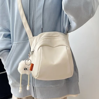 B1355-ผ้าไนลอนน้ําหนักเบาขนาดใหญ่ กระเป๋าสะพายข้างสําหรับผู้หญิง ฮิตมากตอนนี้ เข้ากับทุกการแต่งกาย