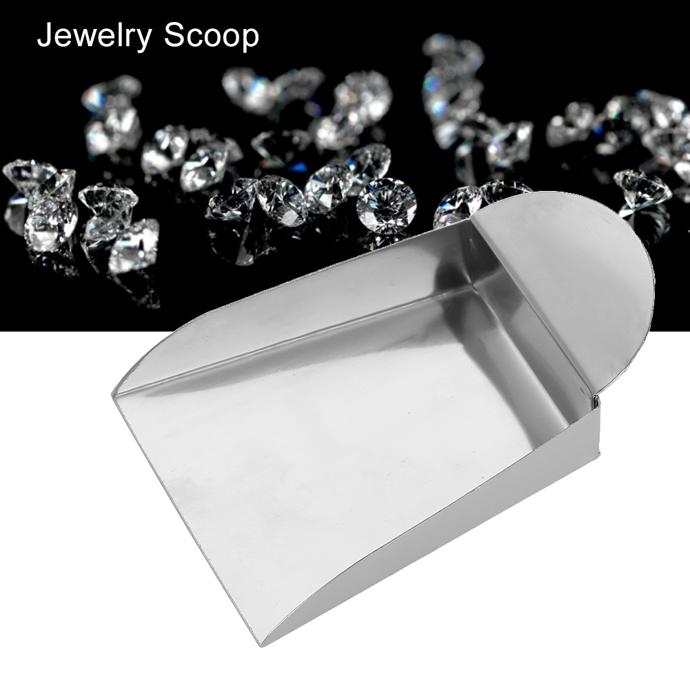 Antactica Semme Mini Jewelry Shovel Flat Silver Stainless Steel 7.5 x 6 2 ซม. / 2.95 2.36 0.79 นิ้ว 