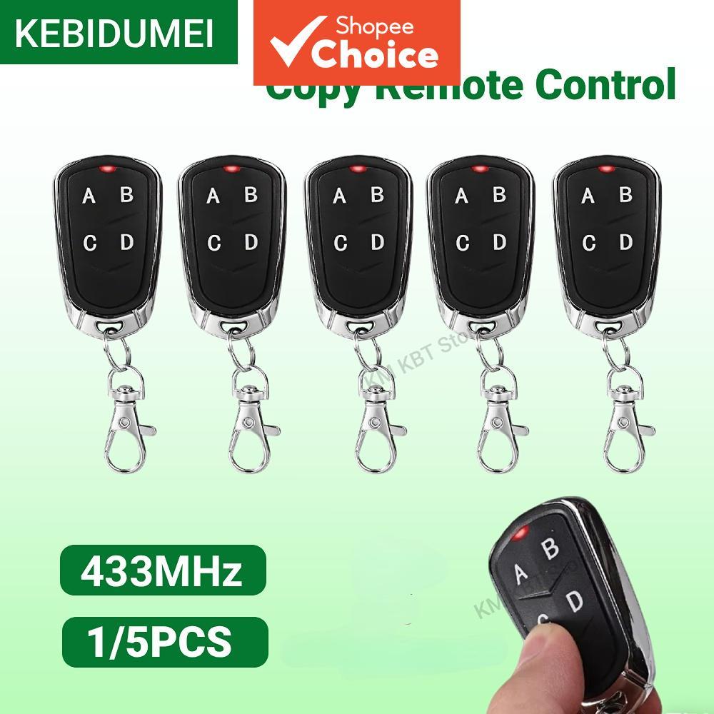 ใหม่ 5 ชิ้น 433 Mhz 4CH Duplicator รีโมทคอนโทรลคงที่ Rolling รหัสรหัสรีโมทคอนโทรลไฟฟ้าโรงรถประตูเปิด