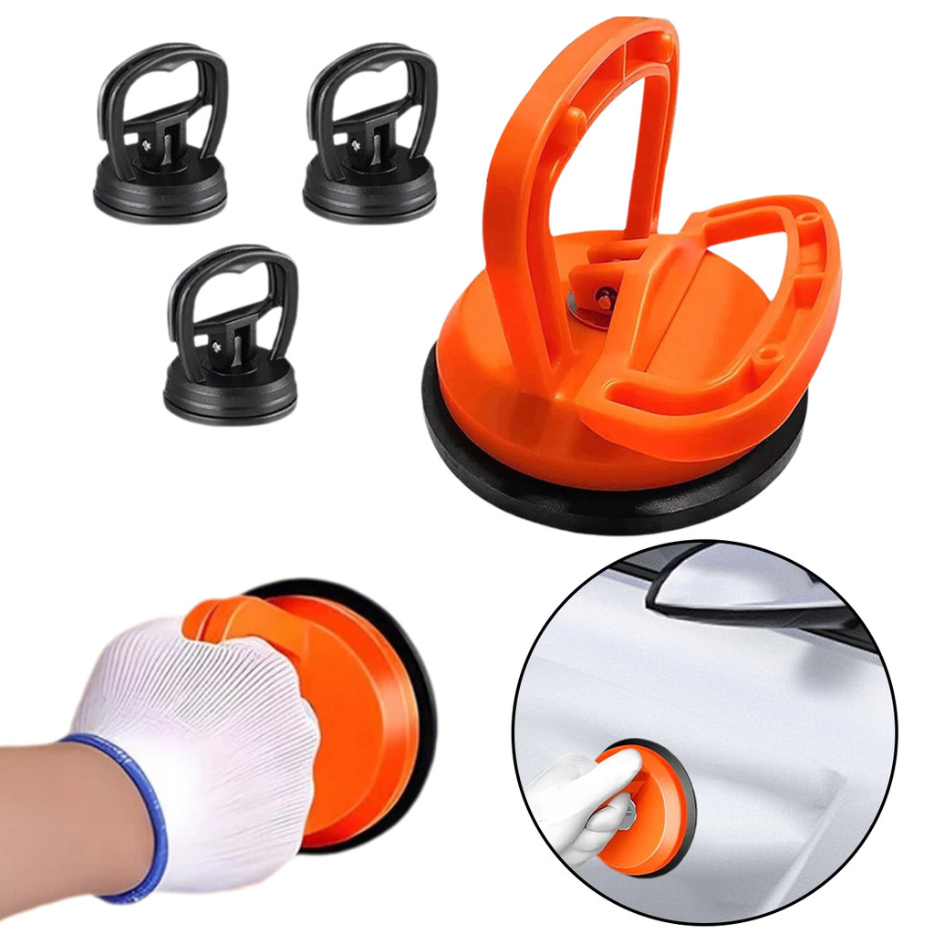 Angelshell4 ชิ้นรถ Dent Repair Puller Dent Removal เครื่องมือดูดที่แข็งแกร่งคู่มือสี Dent Repair เคร