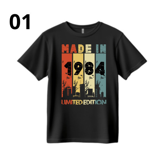 KATUN 1984 เสื้อยืดเกิดปีทําจากผ้าฝ้ายหวีแท้สําหรับผู้ชายและผู้หญิงมาตรฐาน distro