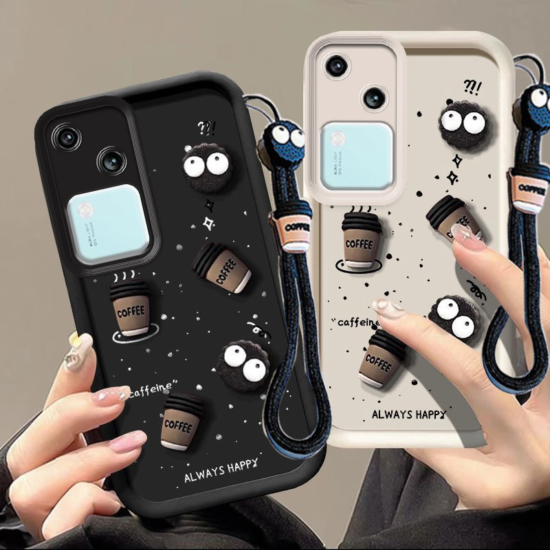 Vivo v30 5g case vivo v30 pro 5g case 3D Cup Design ทนทาน TPU เคสโทรศัพท์มือถือ