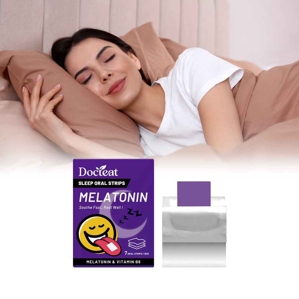 พร้อมสต็อกจัดส่งที่รวดเร็ว DOCTEAT Night Enjoy Oral Tablets Bedtime Soothing Sleeping Light Moisturi