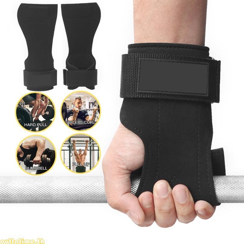 Time Powerlifting WRIST Wrap Pull Up การออกกําลังกายฟิตเนสสายรัดข้อมือยกน้ําหนักสายรัดข้อมือเบาะ WRI