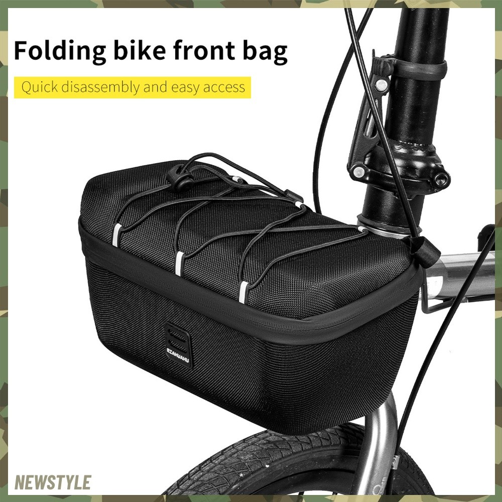 Bike Basket Bag 4L EVA Hard Shell Bike Bag for Brompton/JAVA NEO Folding Bike _NS11
