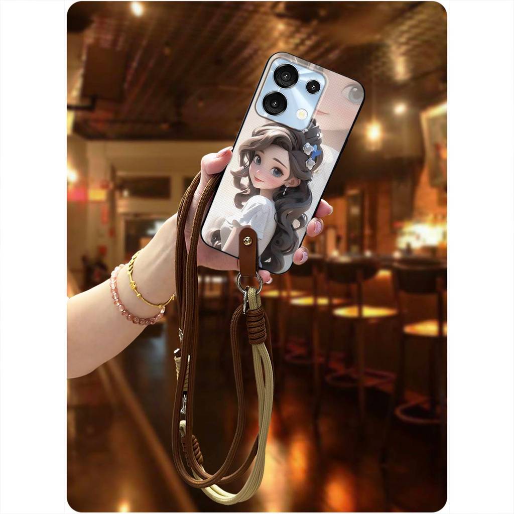 ซิลิโคน Anti-knock เคสโทรศัพท์สําหรับ UMIDIGI G9 5G/G9C/G9T/G9A/Note90/90C/90A กันกระแทกสร้อยคอน่ารั