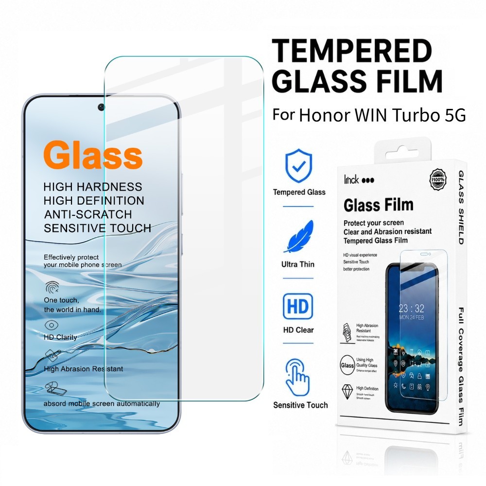 ฟิล์มกระจก สำหรับ Honor WIN Turbo RT 5G 9H ความแข็ง HD Clear FM0001