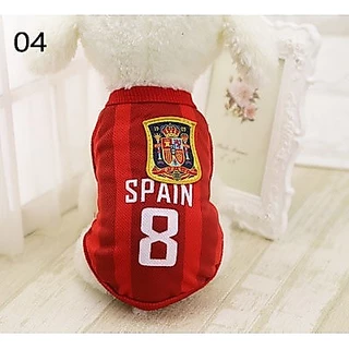 🔥ส่งฟรี TH🔥💢พร้อมส่ง💢 เสื้อสุนัข ชุดสุนัข เสื้อผ้าสัตว์เลี้ยง ทีมฟุตบอล