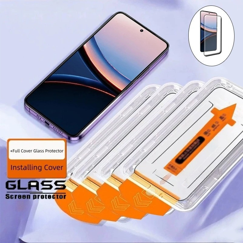 สําหรับ OPPO F27 F25 F23 F21s F21 F19 F17 F11 F9 Pro Plus 5G กระจกนิรภัยคลุมทั้งหมดกาว 9H ฝุ่นฟรีป้อ