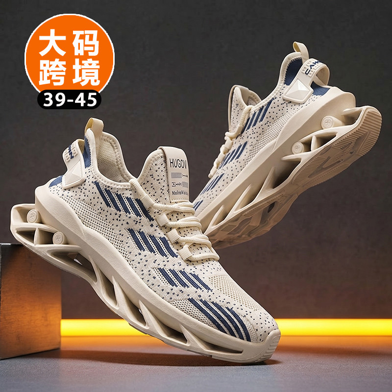 ขนาดใหญ่ SIZE39-45 ผู้ชายบินถักรองเท้าผ้าใบรองเท้า