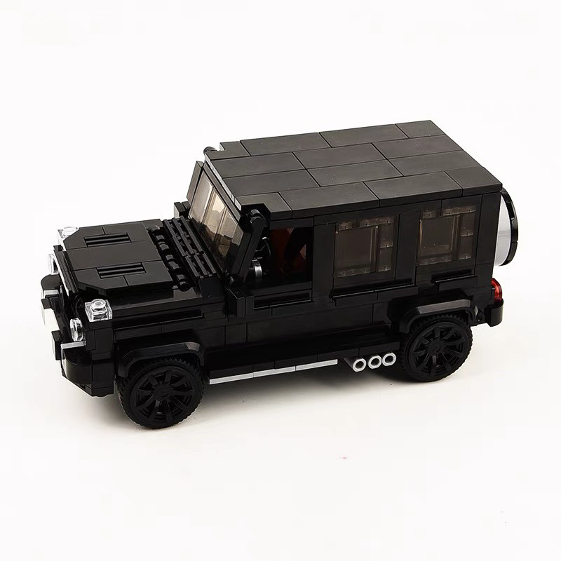 MOC Building Blocks ใช้งานร่วมกับ Lego Mercedes-Benz AMG G63/500 Bubos SUV Performance รถออฟโรด spee