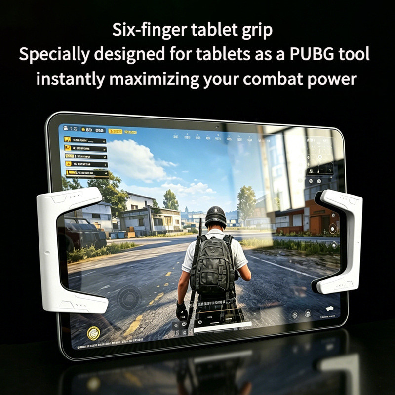 สําหรับ IPad t PUBG สไตล์ใหม่ P1 ไก่กินแท็บเล็ต Handy เครื่องมือแท็บเล็ตเกมเกมมือถือ Grip สีขาว