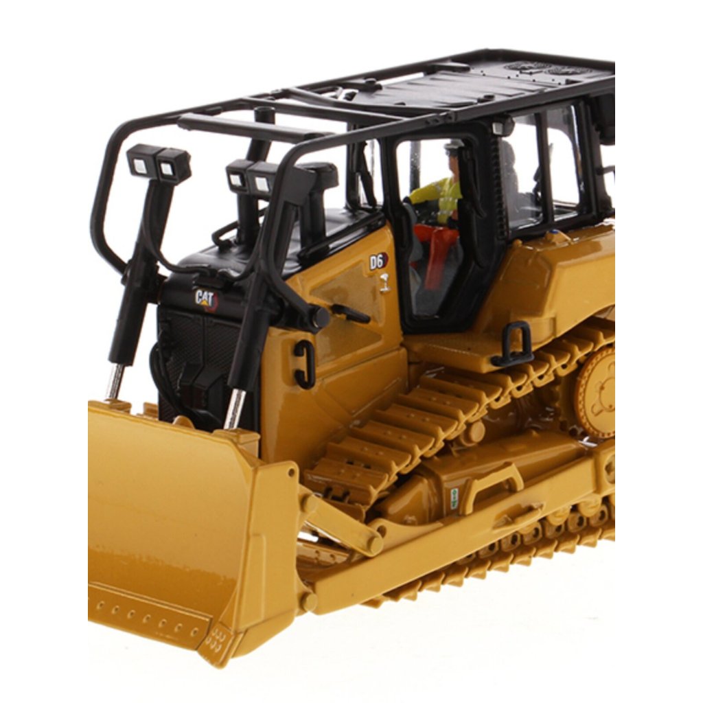 [คลังสินค้าพร้อม โมเดลรถ] DM 1/50 CAT Carter D6 Bulldozer Alloy Track Bulldozer Model Engineering Ma