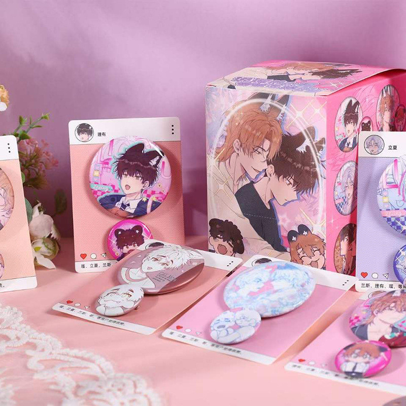 [ของแท้] Liaring Puppy Will Be Eat-Heart Duo Series 1+1 Badge Blind Bag